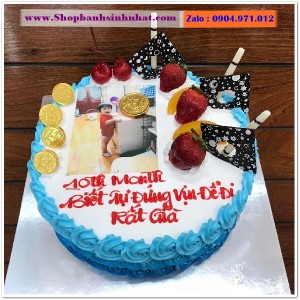 Bánh Sinh Nhật In Hình Ảnh - H217